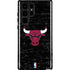 NBA Chicago Bulls Black Distressed Galaxy S25 Ultra Impact Case